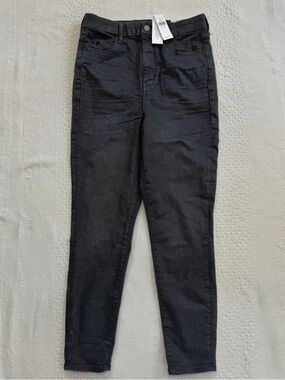 NWT American Eagle Curvy Highest Rise Jegging Jeans Women’s 10 Short Black Denim